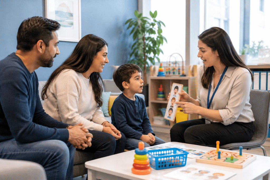 a speech pathologist
