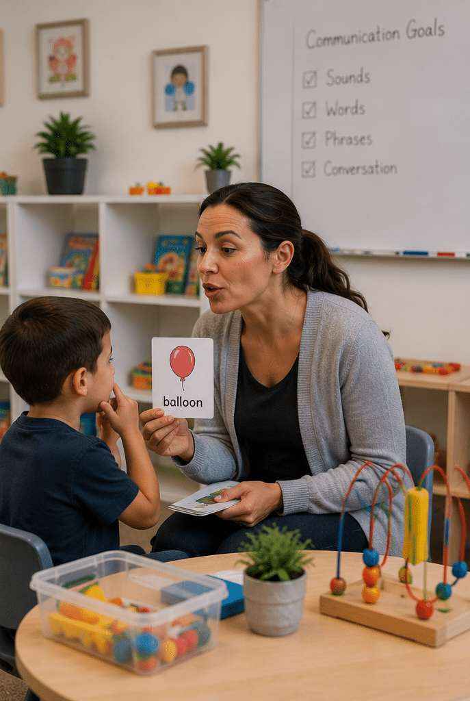 working as a speech pathologist