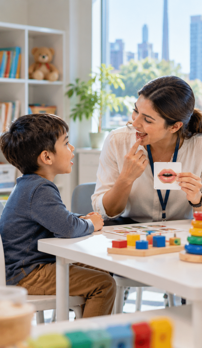child speech therapist